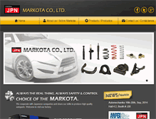 Tablet Screenshot of markota.com.tw